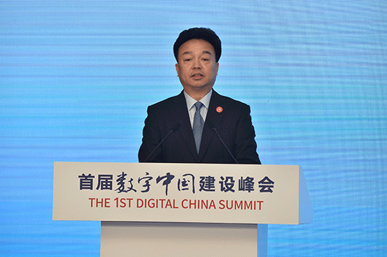 國家網信辦副主任楊小偉。人民網記者 翁奇羽/攝