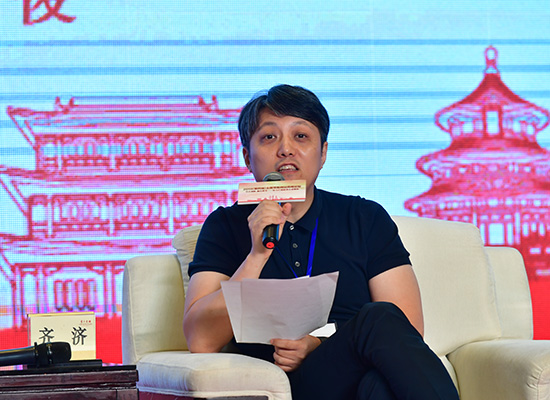 中青在线副总经理 齐济。摄影/人民网 于凯